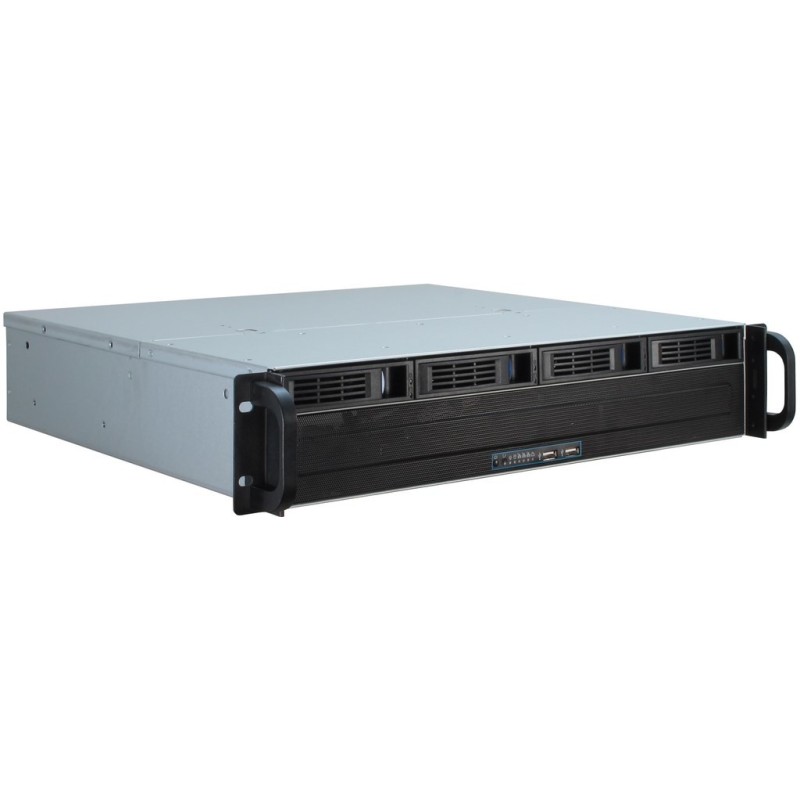 Inter-Tech IPC 2U-2404S 19" Rack Server Gehäuse 2HE